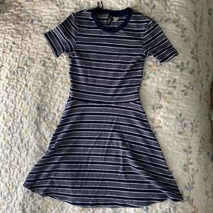 Divided H&M skater mini dress with sleeves